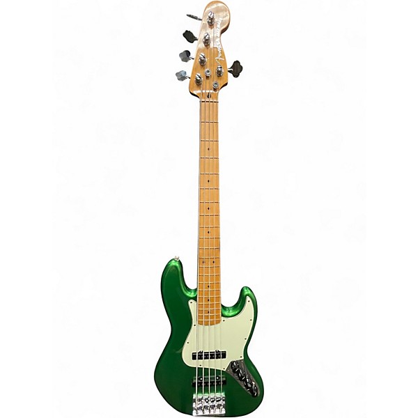 Used Fender Player Plus Active Jazz Bass KELLY GREEN Electric Bass Guitar
