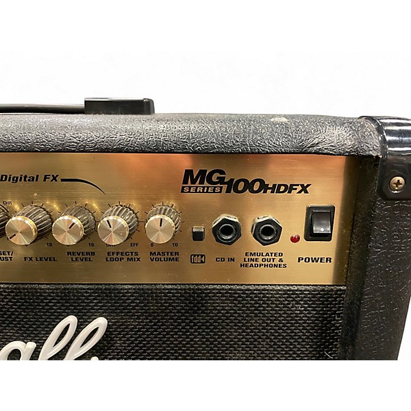 Used Marshall MG100HDFX 100W Solid State Guitar Amp Head