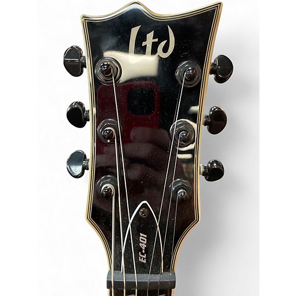 Used ESP LTD EC1000 BURL POPLAR Solid Body Electric Guitar