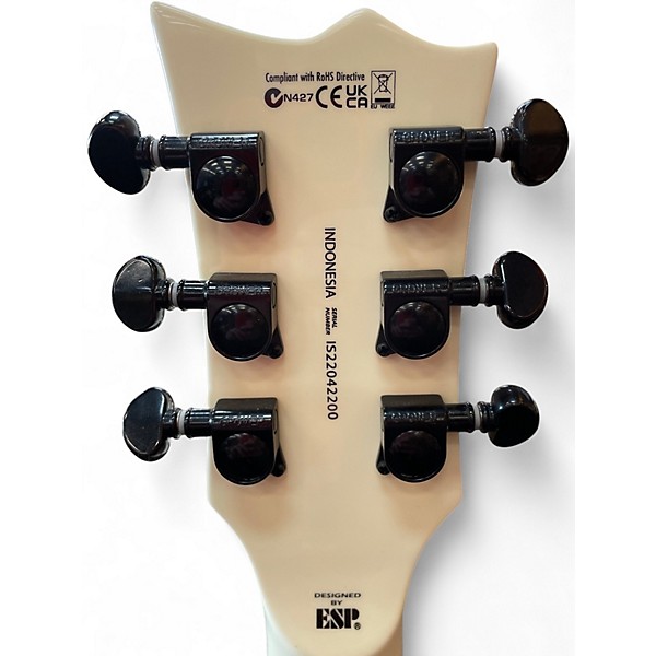 Used ESP LTD EC1000 BURL POPLAR Solid Body Electric Guitar