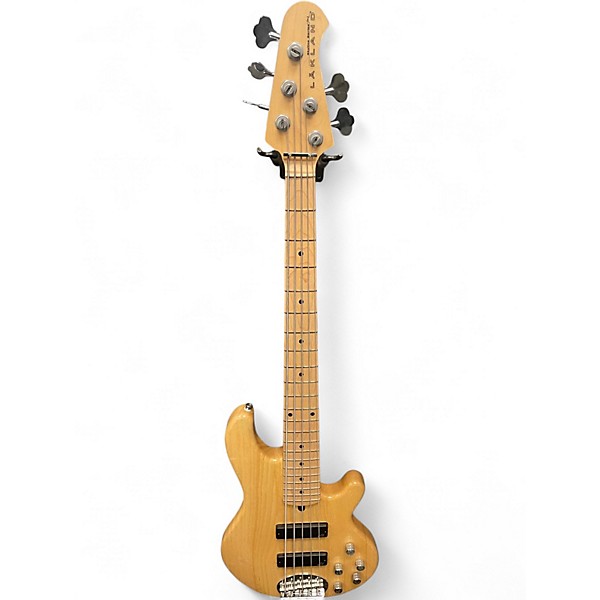 Used Lakland 55-01 Skyline Series 5 String natural maple