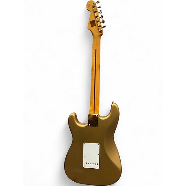 Vintage 1989 Fender 57 STRATOCASTER HLE Eldorado Gold Solid Body Electric Guitar