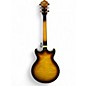 Used Ibanez AM93QM-AYS ANTIQUE YELLOW Hollow Body Electric Guitar