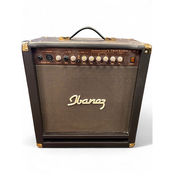 ベース Ibanez TROUBADOUR TA25 25W Used Ibanez Troubadour TA25 Acoustic Guitar Combo Amp