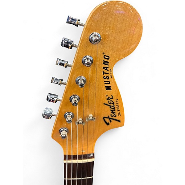 Vintage 1978 Fender Mustang Red Solid Body Electric Guitar