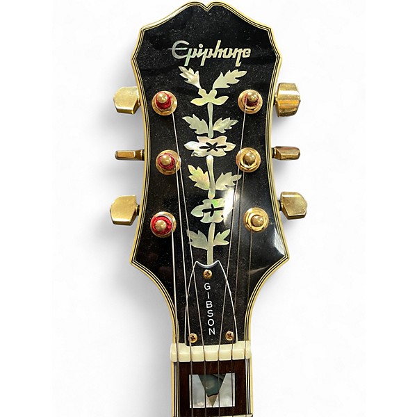 Used Epiphone Sheraton Vintage Sunburst Hollow Body Electric Guitar