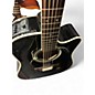 Used Takamine ef381c Black 12 String Acoustic Electric Guitar