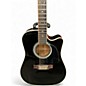 Used Takamine ef381c Black 12 String Acoustic Electric Guitar