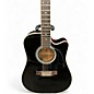 Used Takamine ef381c Black 12 String Acoustic Electric Guitar
