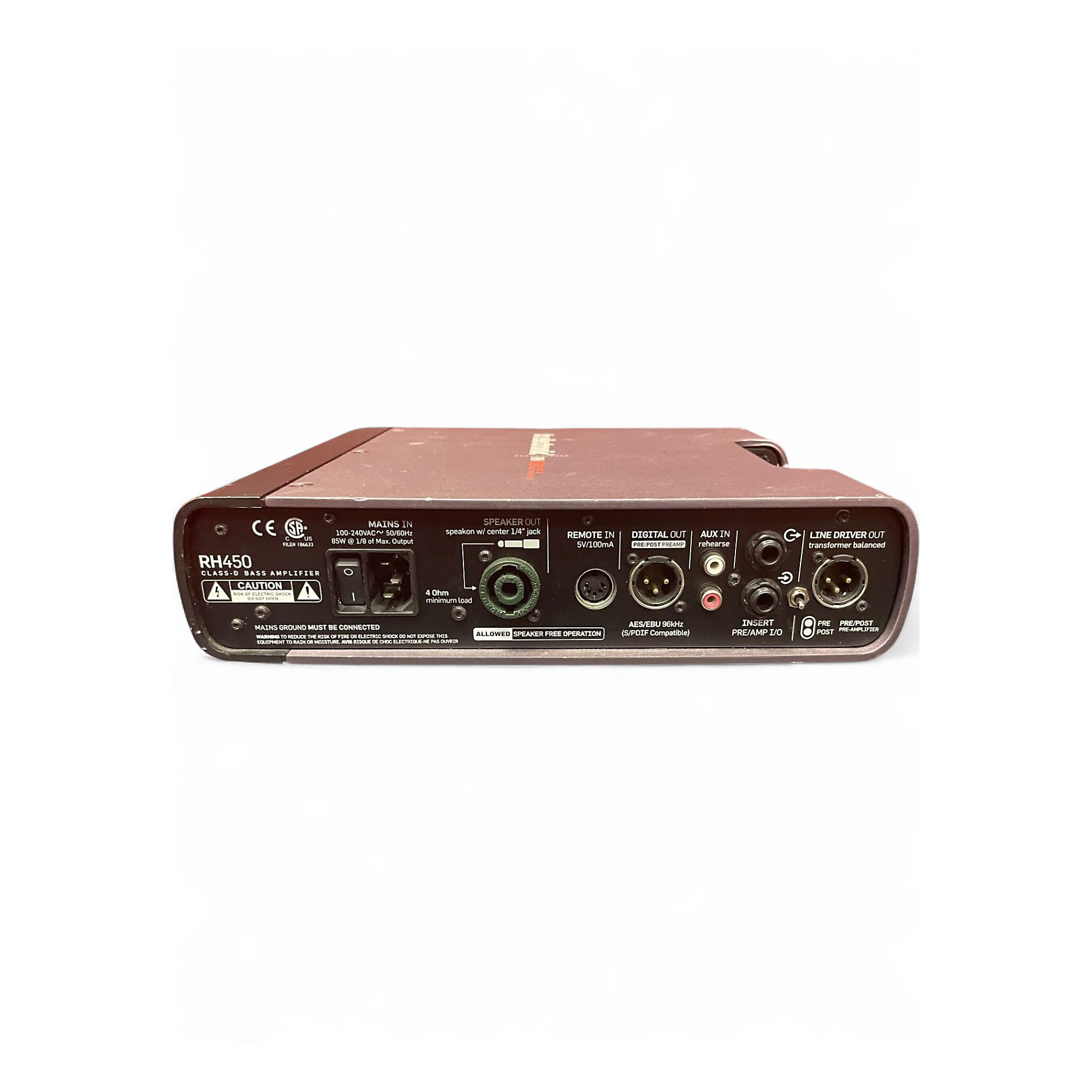 ベース tc electronic rh450 TC Electronic RH450 450-Watt Compact Bass Head | Sweetwater