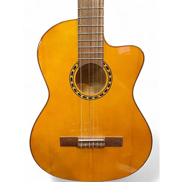 Used Lucero LFB250SCE Natural Classical Acoustic Electric Guitar