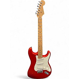 Used 2002 Fender American Standard Stratocaster Candy Apple Red Solid Body Electric Guitar