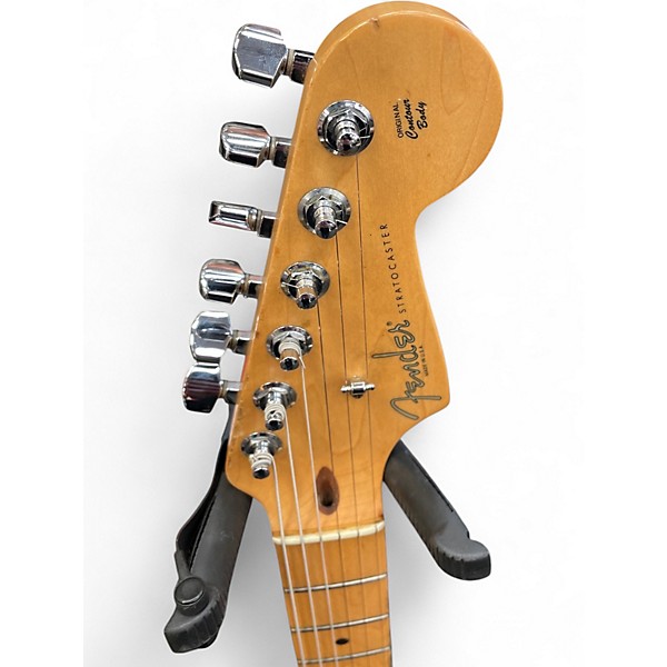 Used 2002 Fender American Standard Stratocaster Candy Apple Red Solid Body Electric Guitar