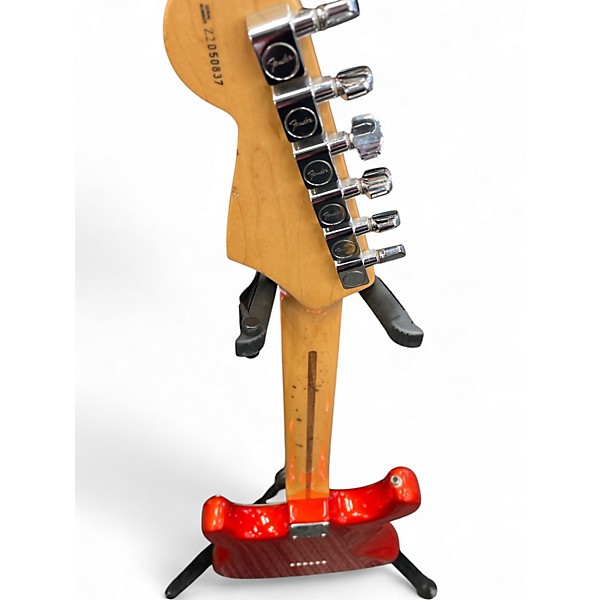 Used 2002 Fender American Standard Stratocaster Candy Apple Red Solid Body Electric Guitar