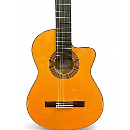 Used 2007 Cordoba 45FCE Flamenco Natural Classical Acoustic Electric Guitar