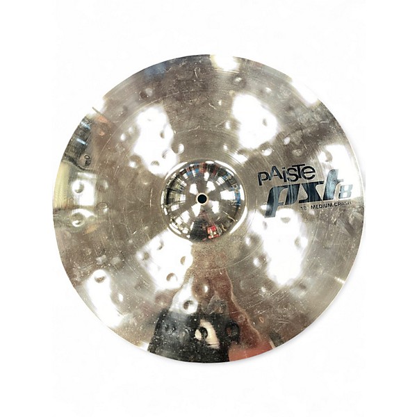Used Paiste 18in PST8 REFLECTOR MEDIUM CRASH Cymbal 38