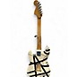 Used EVH Striped Series Black and White Solid Body Electric Guitar