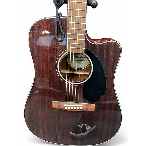 Used Fender CD60CE Mahogany Mahogany Acoustic Electric Guitar