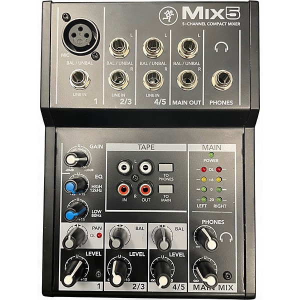Mackie Mix5 ミキサー Amazon | MACKIE マッキー アナログミキサー MIX5 アナログ