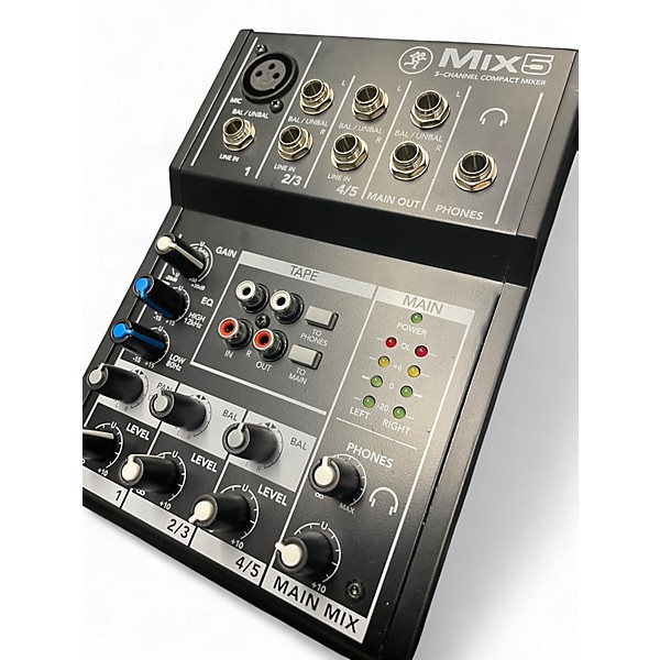 Used Mackie MIX5 Powered Mixer | Guitar Center