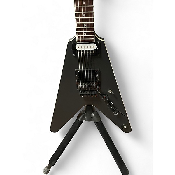 Used Dean VX Flat Black Solid Body Electric Guitar