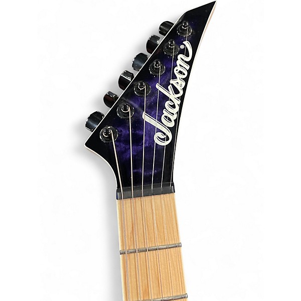 Used 2017 Jackson DK2MQHT Pro Dinky Trans Purpleburst Solid Body Electric Guitar