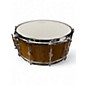 Used Seven Six Drum Company 6.5X14 Mango and Cherry Stave Shell  Cherry and Mango Drum