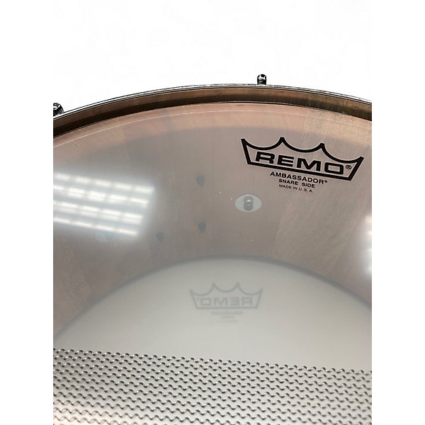 Used Seven Six Drum Company 6.5X14 Mango and Cherry Stave Shell  Cherry and Mango Drum