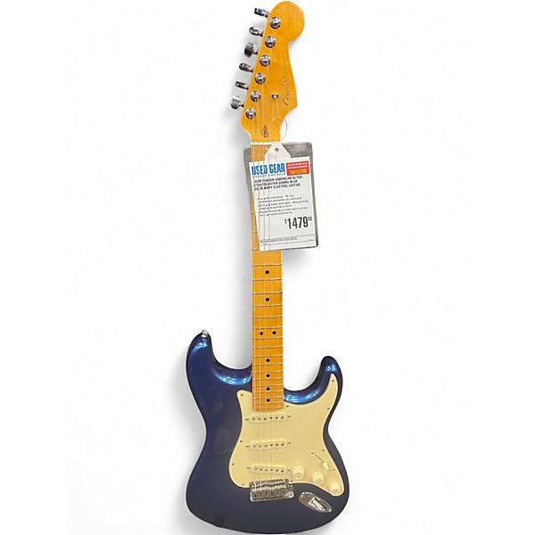 Used Fender American Ultra Stratocaster COBRA BLUE Solid Body Electric Guitar