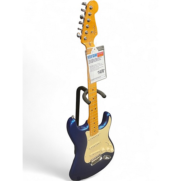 Used Fender American Ultra Stratocaster COBRA BLUE Solid Body Electric Guitar