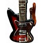 Used Silvertone 1478 RED BURST Solid Body Electric Guitar