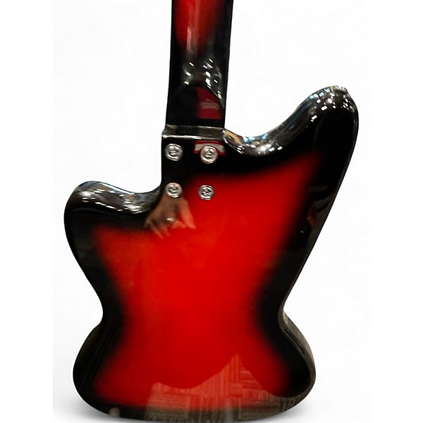 Used Silvertone 1478 RED BURST Solid Body Electric Guitar