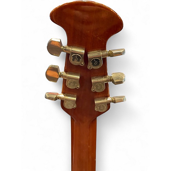 Used Ovation 1517 Natural Acoustic Electric Guitar