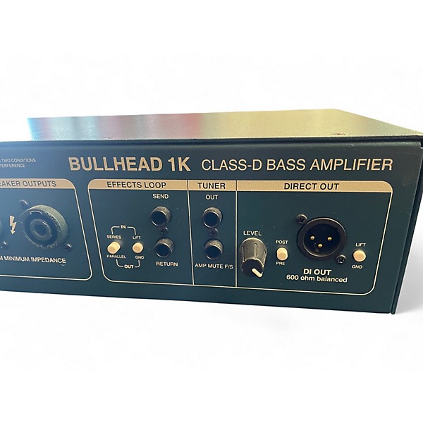 Used Trickfish Bullhead 1K Bass Amp Head | Guitar Center Used Trickfish Bullhead 1K Bass Amp Head | Guitar Center