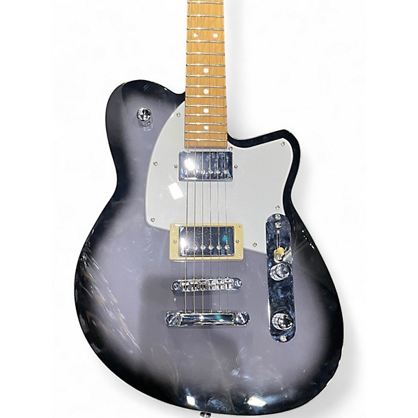 Used Reverend CHARGER HB SILVER BURST Solid Body Electric Guitar