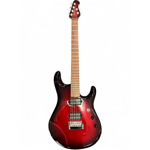 Used Ernie Ball Music Man JP6 John Petrucci Signature Red Burst Solid Body Electric Guitar