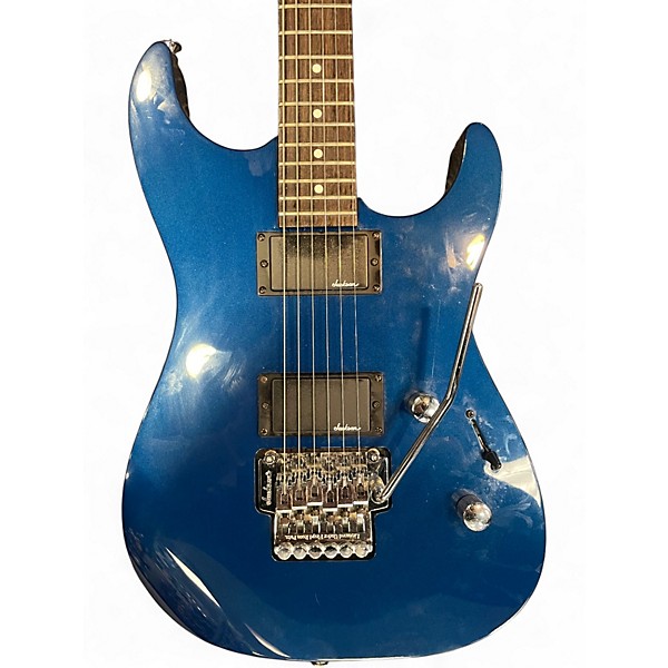 Used Jackson Dinky EMG w/ Floyd Metallic Blue Solid Body Electric Guitar