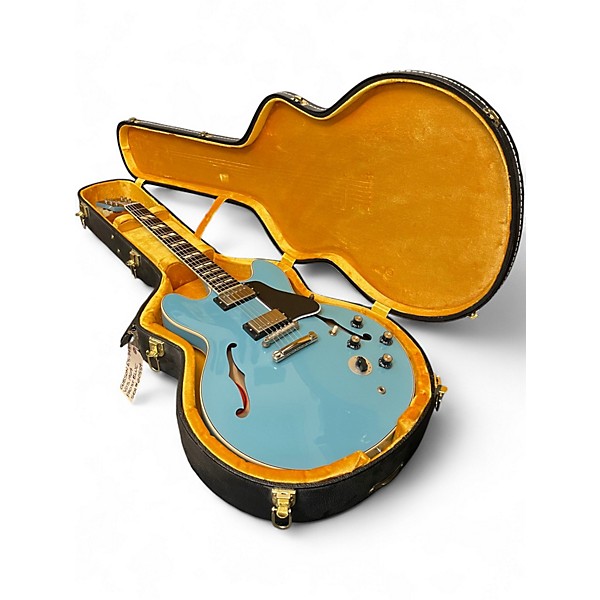 Used Gibson ES345 '64 Reissue Frost Blue Hollow Body Electric Guitar