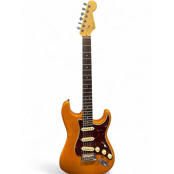 Used 2010 Fender Stratocaster Deluxe Amber Solid Body Electric Guitar