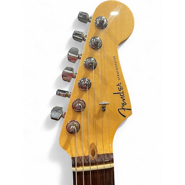 Used 2010 Fender Stratocaster Deluxe Amber Solid Body Electric Guitar