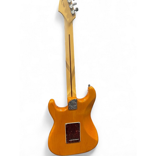 Used 2010 Fender Stratocaster Deluxe Amber Solid Body Electric Guitar