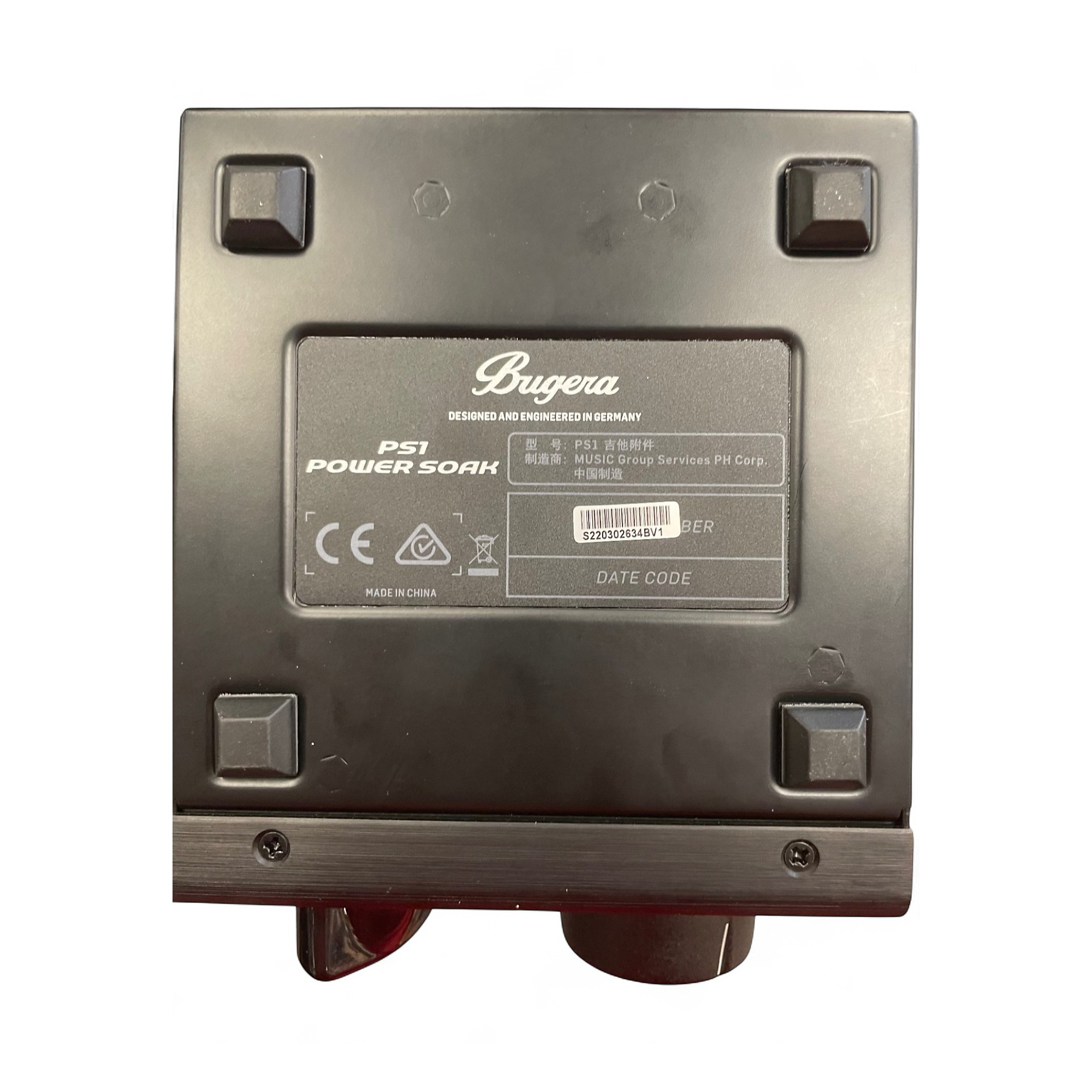 Bugera PS1 POWER SOAK アッテネーター Bugera PS1 Passive 100-watt Power Attenuator | Sweetwater