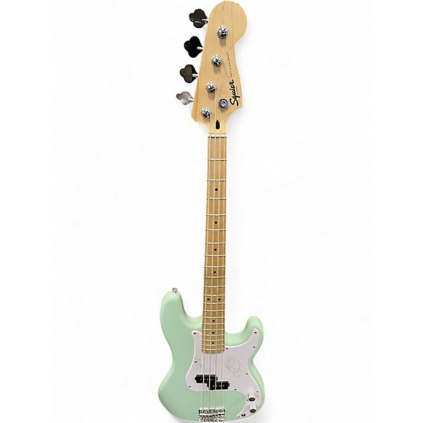 Used Squier sonic precision bass Seafoam Green Electric Bass