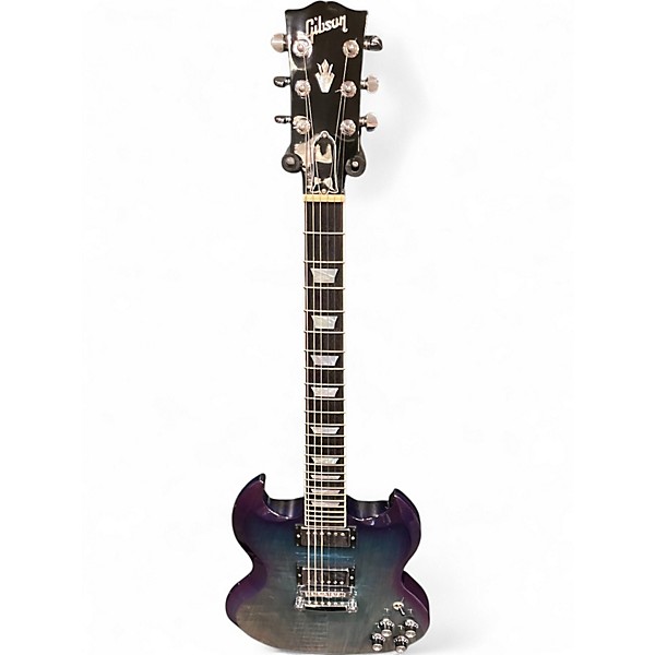 Used Gibson SG Modern Blueberry Fade Solid Body Electric Guitar