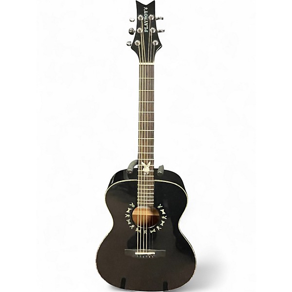 Used Playboy PBE-AC1 Black Acoustic Guitar