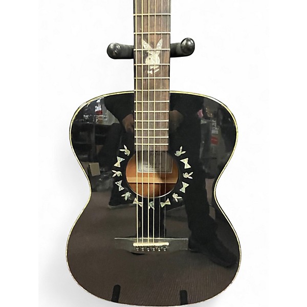 Used Playboy PBE-AC1 Black Acoustic Guitar