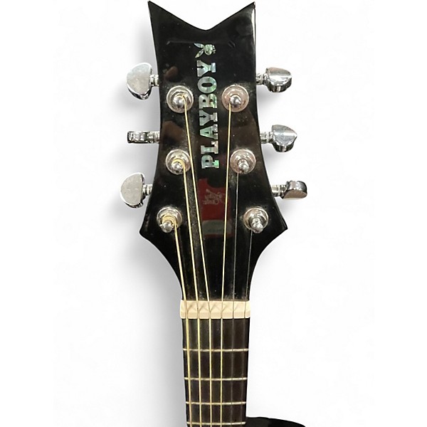 Used Playboy PBE-AC1 Black Acoustic Guitar