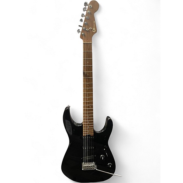 Used Charvel Pro-Mod DK22 SSS 2PT CM GLOSS BLACK Solid Body Electric Guitar