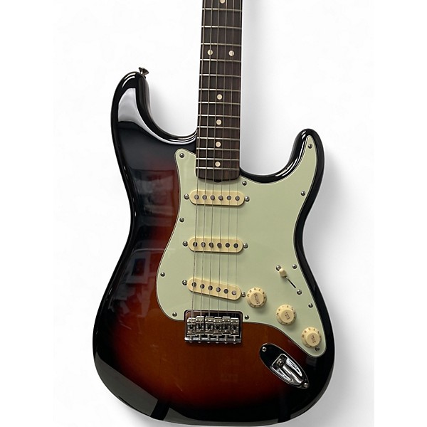 Used Fender Artist Series Robert Cray Stratocaster 3 Color Sunburst Solid Body Electric Guitar