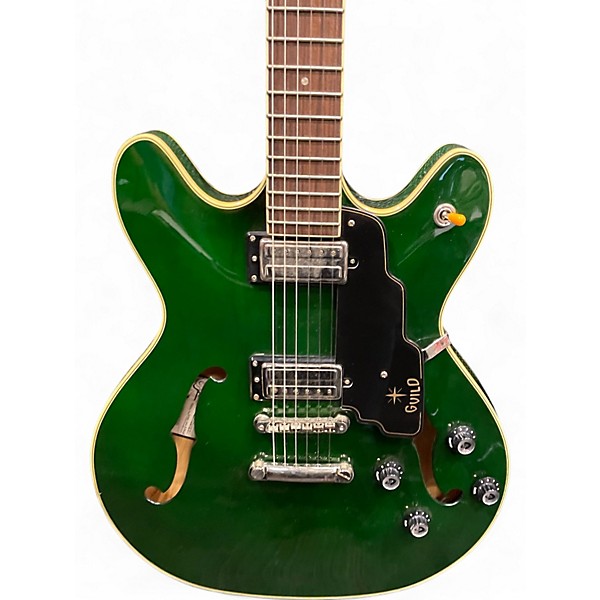 Used Guild SFIVST Starfire Emerald Green Hollow Body Electric Guitar